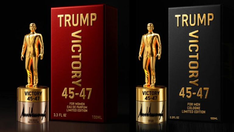 Donald Trump Launches Fragrance Line Featuring Gold Statue