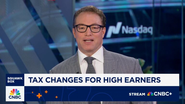 Impact of New Tax Changes on High Earners and Investors