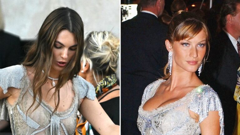 Vittoria Ceretti’s Fashion Mishap: Gisele Bündchen’s Iconic Dress Torn at Bezos Wedding